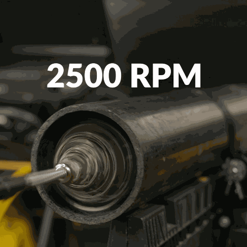 Chain at 2500 RPM