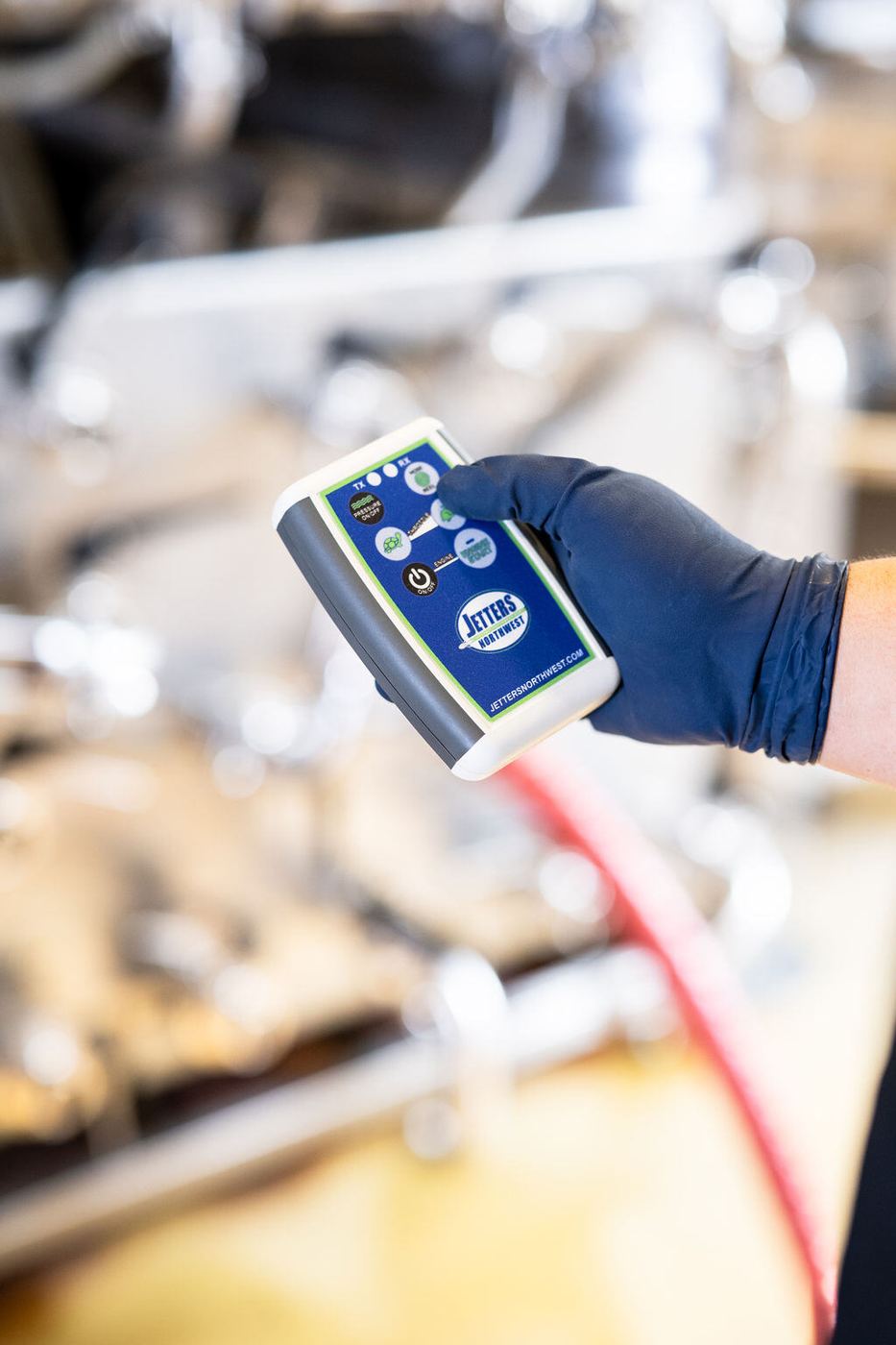 Jetters Northwest wireless remote for the Brute Jetter